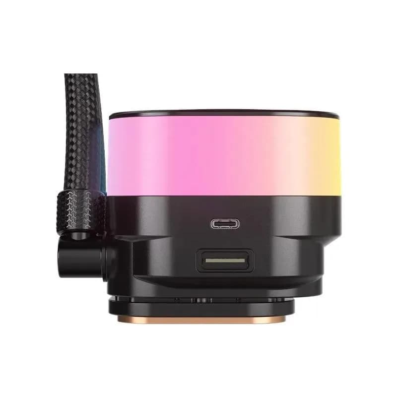 Cooler Procesor CORSAIR iCUE LINK TITAN RX RGB, Lichid, 12 cm, 2 ventilatoare, aRGB — miniatură