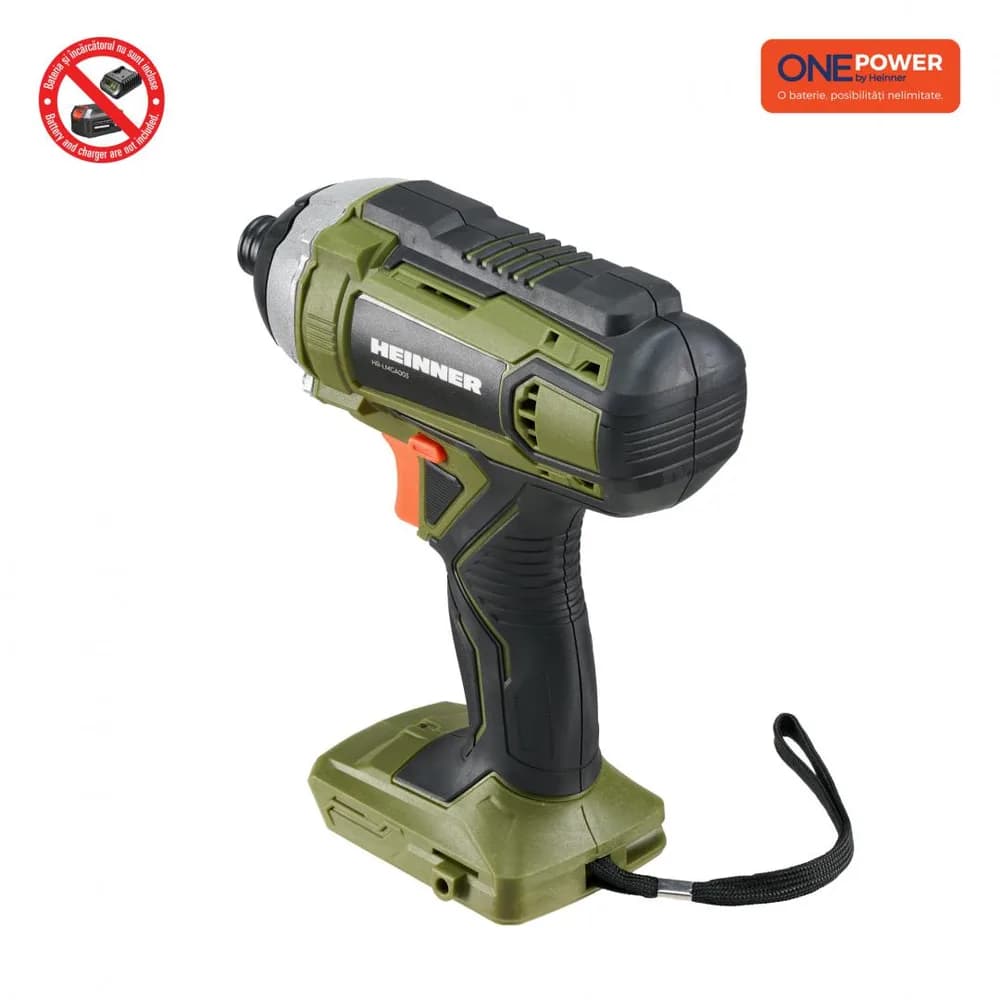 ONE POWER by HEINNER MASINA DE INSURUBAT CU IMPACT 18V 160NM (FARA BATERIE SI INCARCATOR) — miniatură