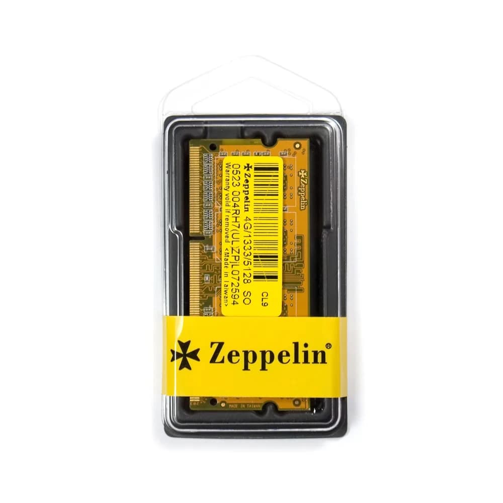 MEMORIE SODIMM Zeppelin DDR3 4GB frecventa 1333 MHz, retail "ZE-SD3-4G1333"