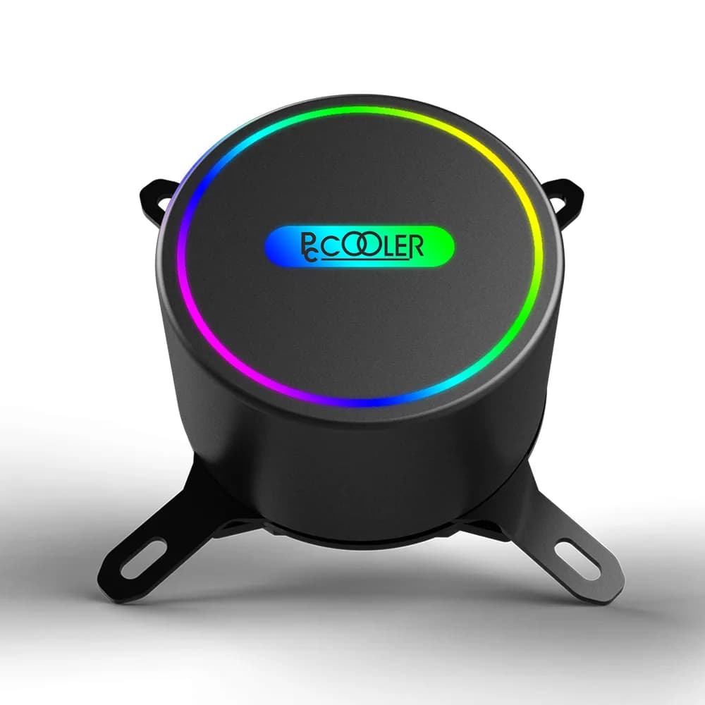 COOLER PCCooler "DA120 ARGB BK", skt. Intel si AMD, racire cu lichid, 120mm, 400 - 1800 RPM, iluminare RGB adresabil, afisaj LCD, negru "DA120 ARGB BK-C" — miniatură