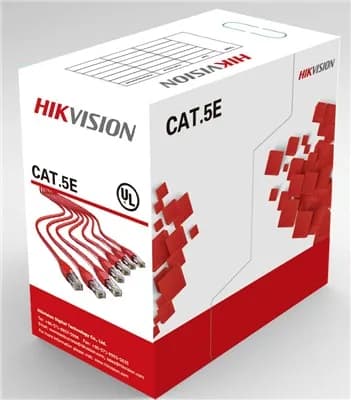 ROLA CABLU U/UTP HIKVISION, Cat5e, 305 m, Cupru, solid, 4P,AWG24, "DS-1LN5E-S"