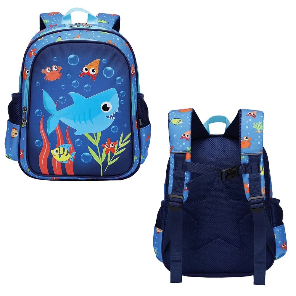 Ghiozdan gradinita, 33x27x15 cm, SHARK - S-COOL — miniatură