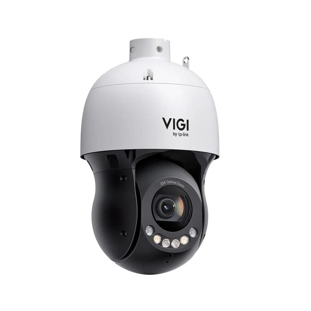 Camera de supraveghere IP speed dome VIGI InSight PTZ5425 4 MP Progressive Scan CMOS image sensor, Lens: 5.2 mm - 130 mm (Motorized Varifocal), Angle of view 2.30° to 57.06°, WDR 120 dB, 1 RJ45 10/100M Self-Adaptive Ethernet Port, PoE (802.3at, Class 4), Operating Conditions: -30 °C to 65 °C, IP66 & — miniatură