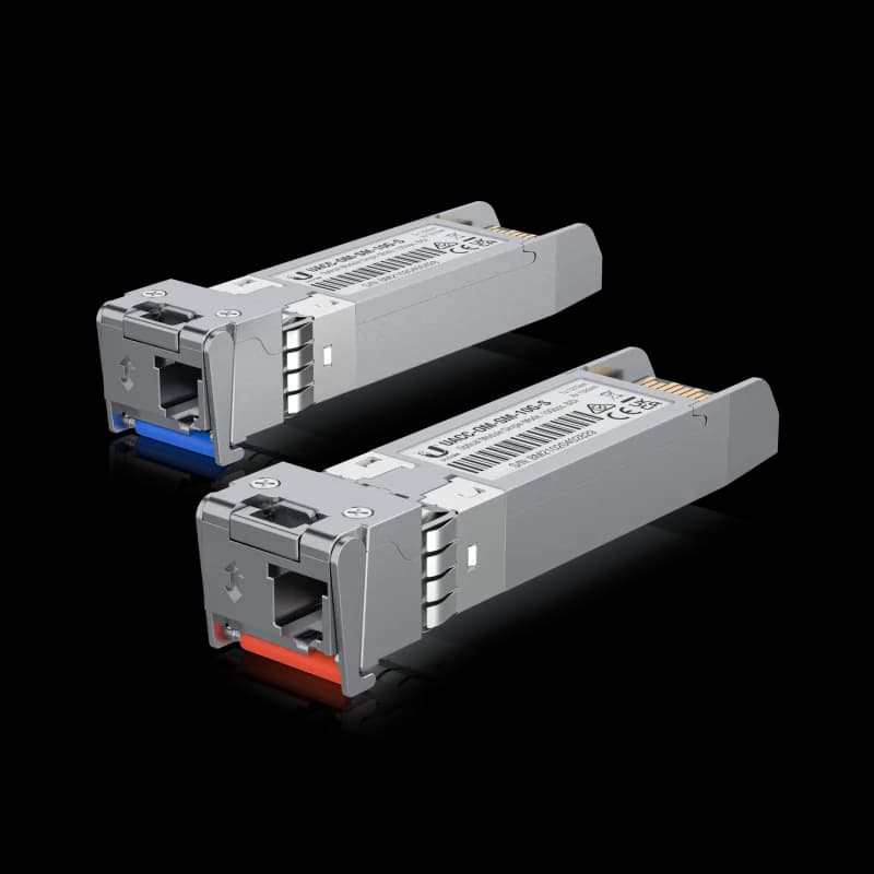 UBIQUITI 10GBPS Single-mode Optical Module transceiver, 1.25 Gbps, Simplex, pachet 2 unitati, lungime de undă: 1270 nm / 1330 nm, lungime fibră optică: 10km