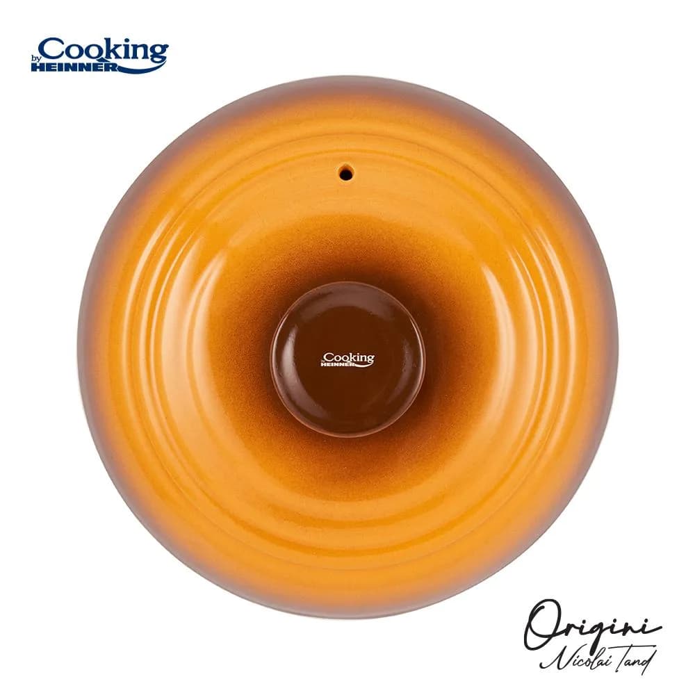 OALA CERAMICA CU CAPAC, 19x19.5 CM, 6 L, NICOLAI TAND, ORIGINI, COOKING BY HEINNER — miniatură