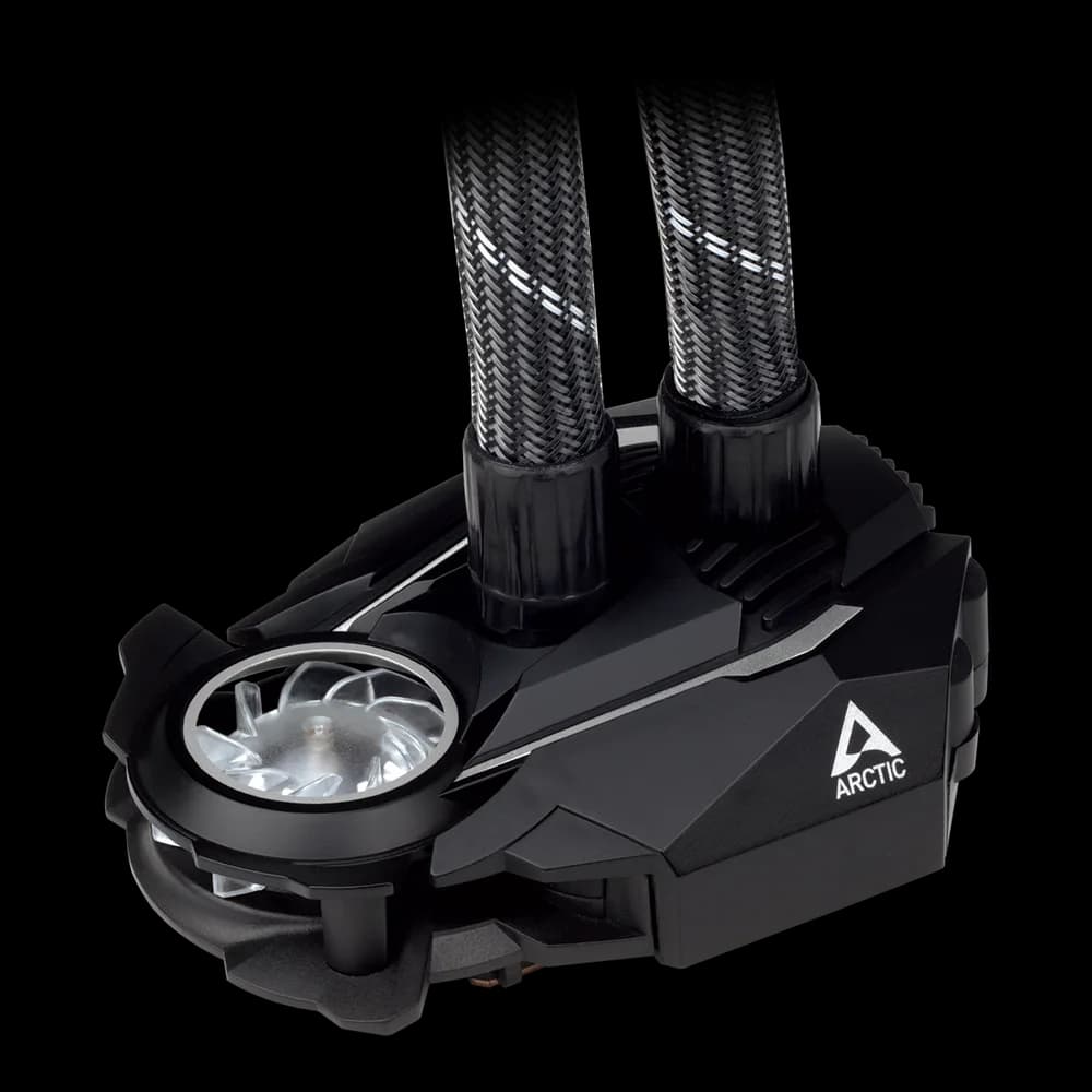 COOLER Arctic "Liquid Freezer III Pro 240 ARGB", skt. LGA1851, LGA 1700, AM4, AM5, racire cu lichid, 2 x 120mm P12 Pro, 600 - 3000 RPM, ARGB adresabil, negru "ACFRE00182A" — miniatură