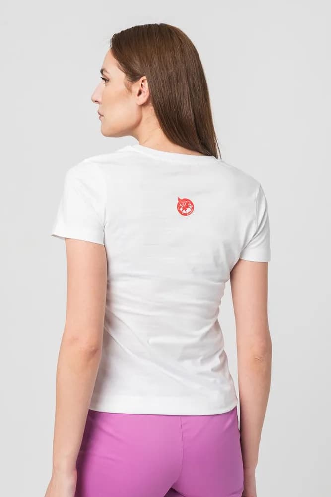 TSHIRT CASUAL F BICICLETA COLOR WHITE-M — miniatură