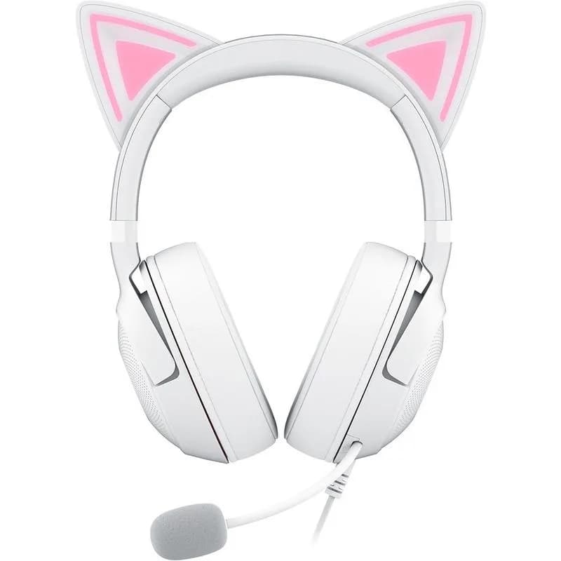 Casti Gaming Head-band Razer Kraken Kitty V2, Wired, Alb — miniatură