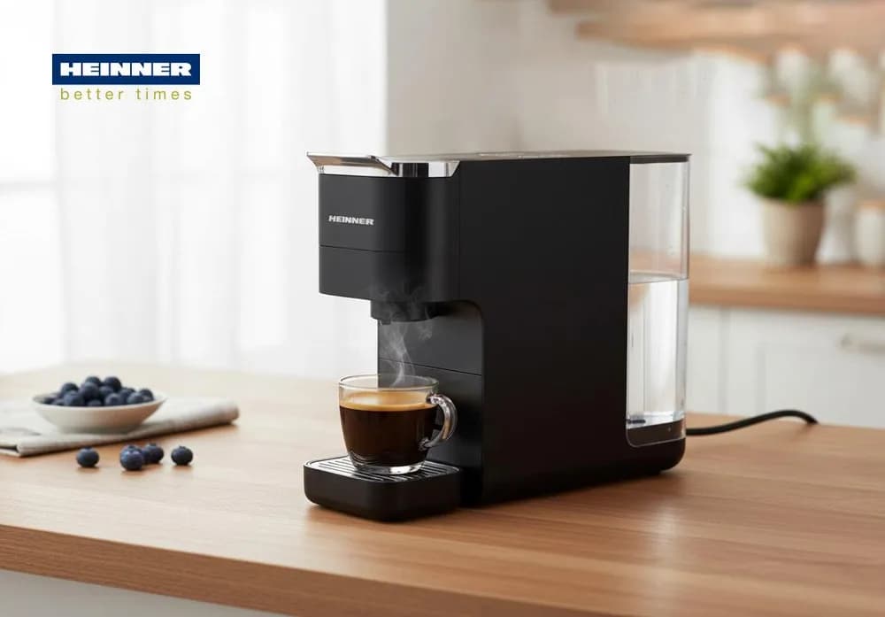 ESPRESSOR CU CAPSULE HEINNER CAFE SUPREME HEMC-DD15BK — miniatură
