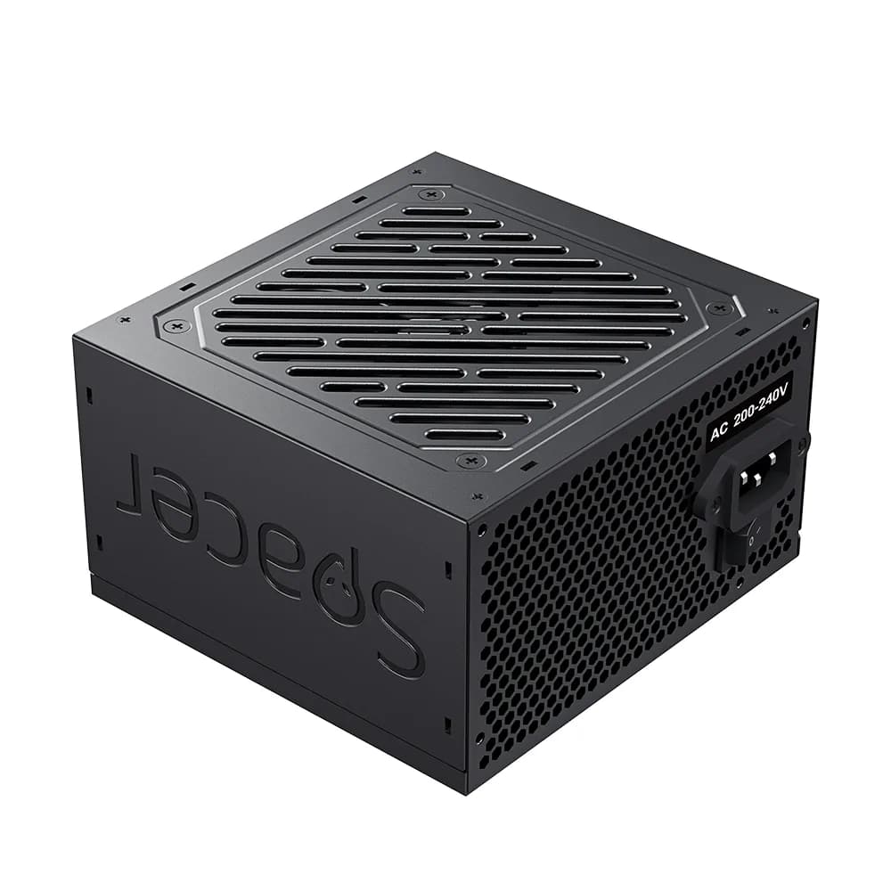 SURSA SPACER BZCO-500 80+ Bronze compatible, 500W, fan 120mm, MB (20+4) x1, CPU (4+4) x1, PCI-E (6+2) x2, SATA x5, Molex x1, *retail* "SPPS-BZCO-500"