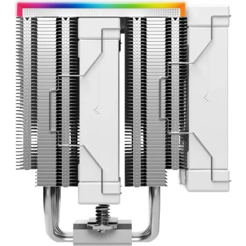 COOLER DeepCool "AK620 DIGITAL SE WH", combatibil skt. Intel si AMD, racire cu aer, ventilator 120mm, 500 - 1850 rpm, 6x6 mm heatpipes, inaltime 157mm, alb "R-AK620-WHADMN-GJD" — miniatură