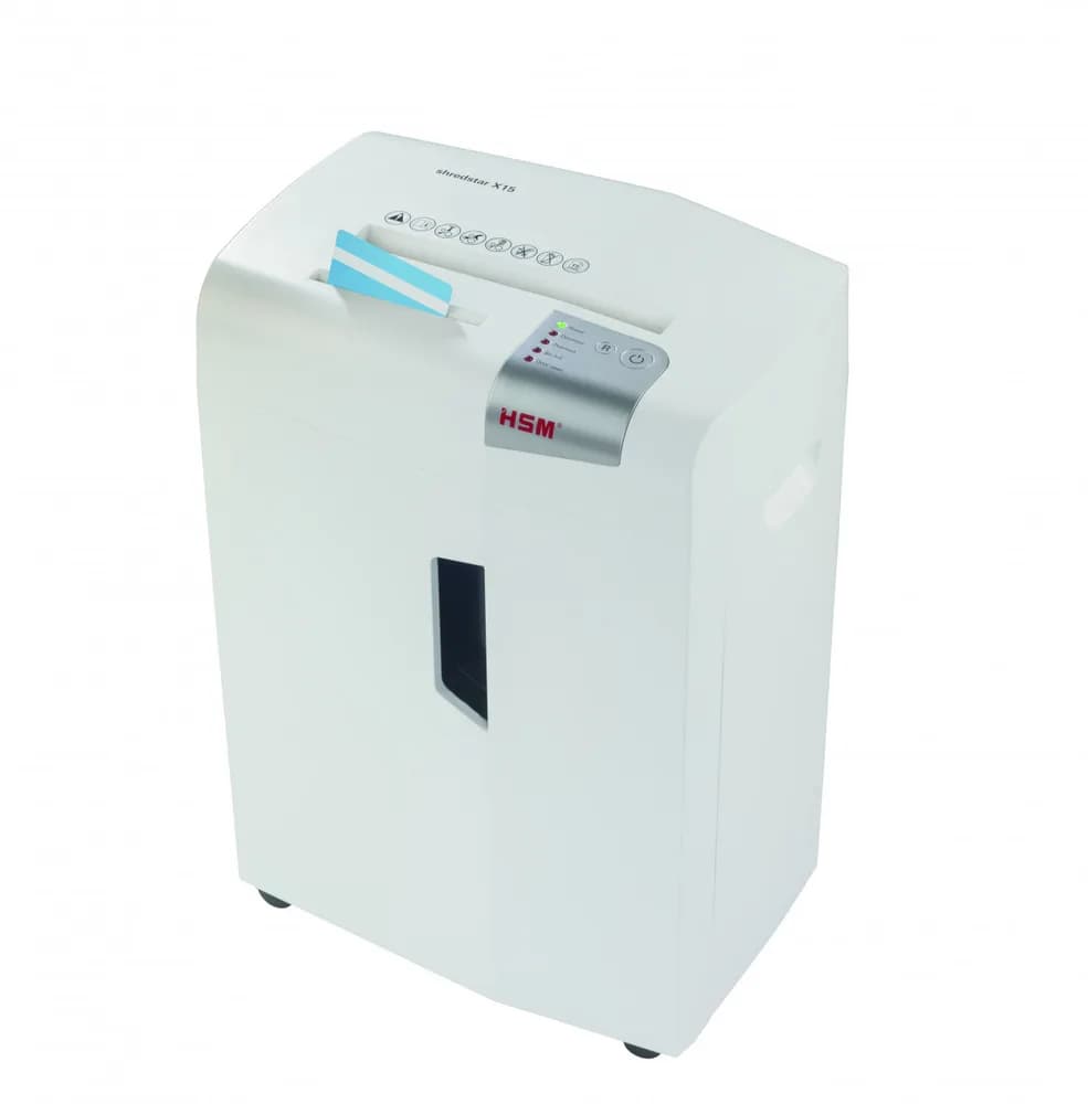 Distrugator documente manual HSM ShredStar X15, 15 coli, cross cut (4 x 37mm), securitate 4 "H-1030121" — miniatură
