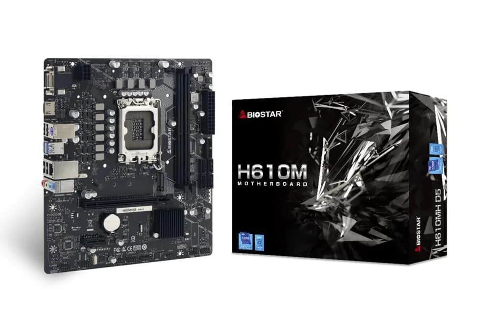 MB BIOSTAR H610MHP D5 6.2 LGA1700 DDR5 "H610MH D5"