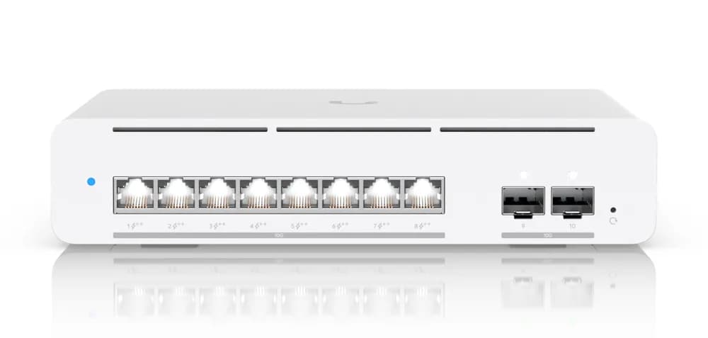 Ubiquiti Layer 3 Etherlighting USW-Pro-XG-8-PoE-EU (8) 10 GbE and (2) 10G SFP+ ports "USW-PRO-XG-8-POE-EU" — miniatură