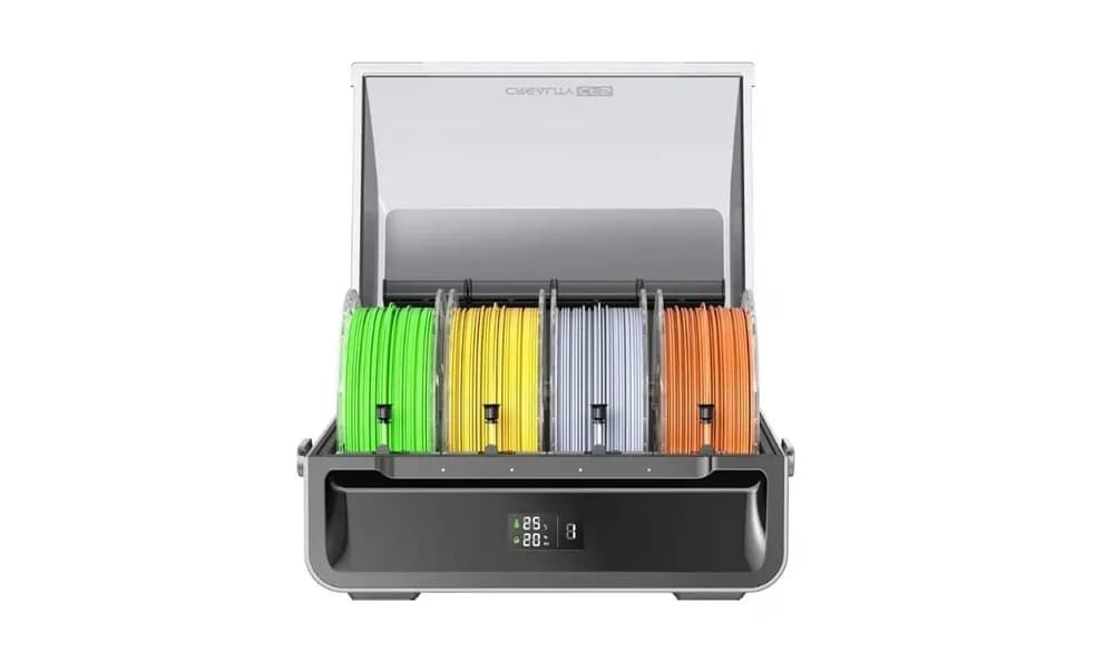 CREALITY CFS MULTI FILAMENT SYSTEM, Pentru printare 3D multi color sau multi filament, Compatibil cu Creality HI si Creality K2 Plus, Dimensiuni: 379 × 314 × 276 mm, Greutate: 4.56kg, Numar filamente suportate: 4, Diametru filament compatibil: 1.75mm, diametru 197-202mm, latime: 42-68mm — miniatură