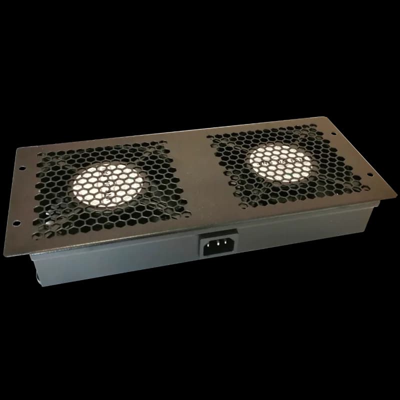 Modul ventilatie plafon 2 fan + cablu, interconectabil, pentru rack de podea - DATEUP "9801130741"