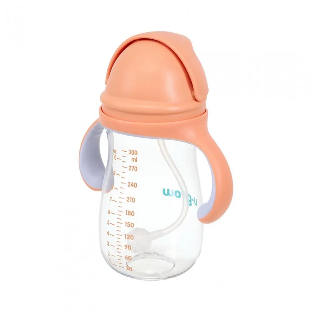 Cana cu pai tritan, orange, 300ml, U-Grow — miniatură