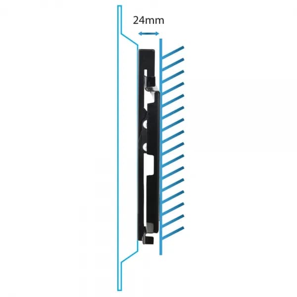 Suport Perete Esperanza Castor ERW010 14" - 50" 25 kg Negru "ERW010" — miniatură