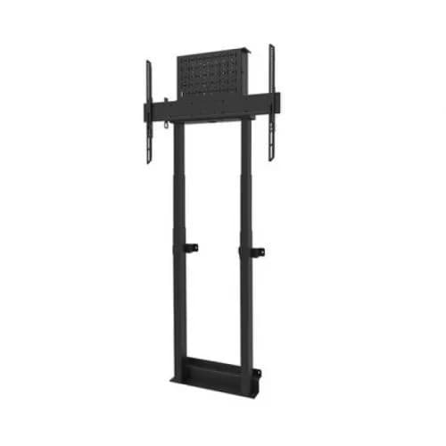 Suport motorizat de perete Neomounts 37"-100", 110 kg, VESA max. 800x600mm, ajustabil, compatibil cu 2 ecrane prin adaugarea acc. optionale (neincluse), negru — miniatură