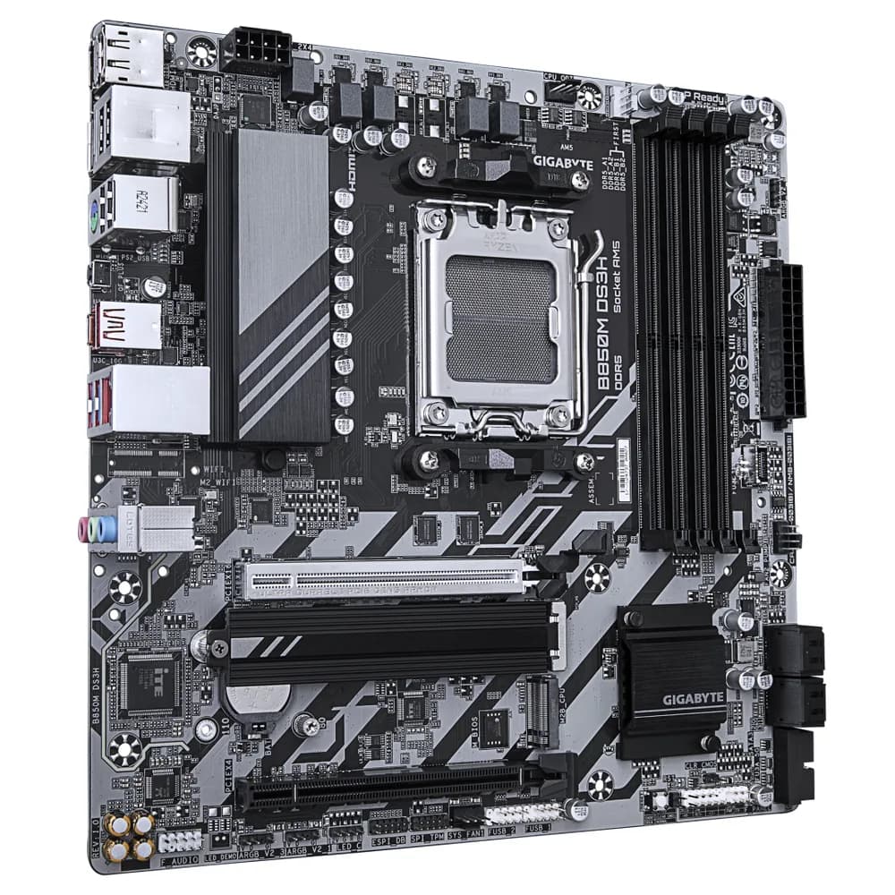 Placa de baza Gigabyte B850M DS3H, Socket AM5, DDR5, Micro-ATX — miniatură