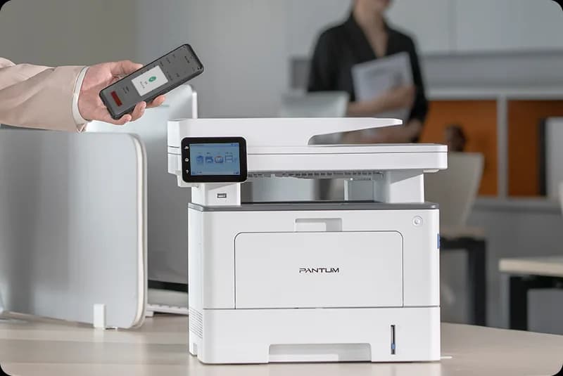 Multifunctional laser PANTUM BM5220ADW, format A4, Monocrom, Duplex, USB + LAN + Wi-Fi — miniatură