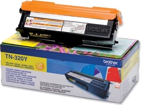 Toner Original Brother Yellow, TN320Y, pentru HL-4140|4150|4570|DCP-9270|9055|MFC-9970|9460, 1.5K,"TN320Y"