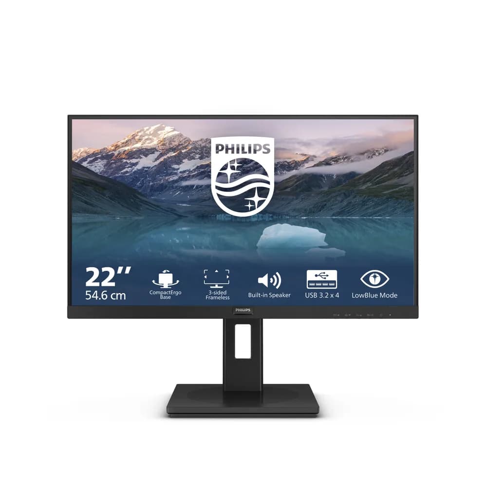 Monitor LED VA 21,5" 1920 x 1080 FHD 222S9JML 16:09 HDMI+DP Lift 4ms 75Hz Negru "222S9JML/00" — miniatură