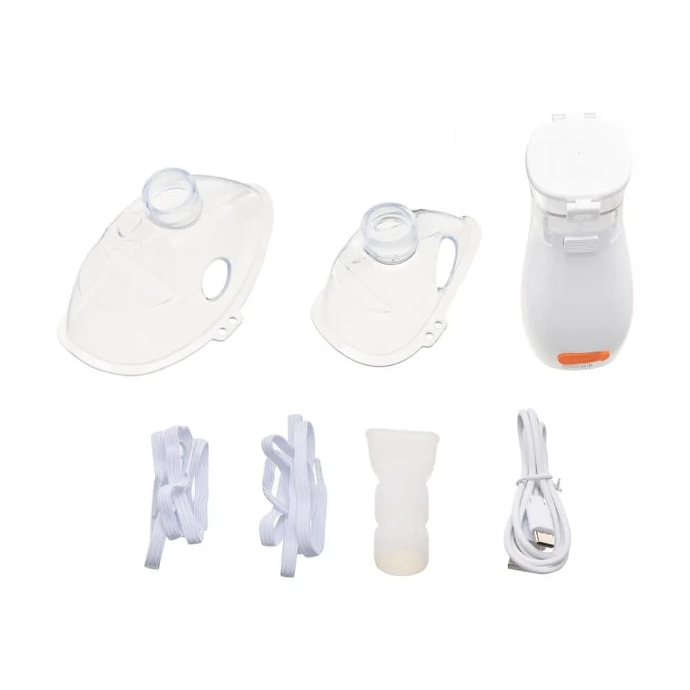 Aparat aerosoli U-Grow, portabil cu ultrasunete,tehnologie silentoasa, masca de copii si adulti inclusa in pachet, design prietenos pentru copii — miniatură