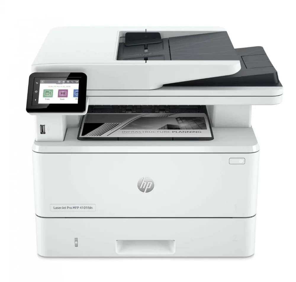 Multifunctional laser Mono HP MFP 4102FDN, A4, Functii: Impr.|Scan.|Cop.|Fax, Viteza de Printare Monocrom: 40ppm, Conectiv:USB|Retea, Duplex:Da, ADF:adf "2Z623F"