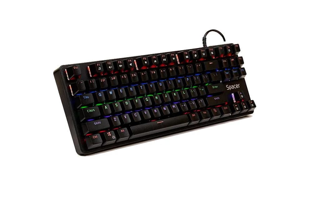 Tastatura Mecanica Gaming Spacer SPKB-MK-IMMORTAL, RGB, USB, negru