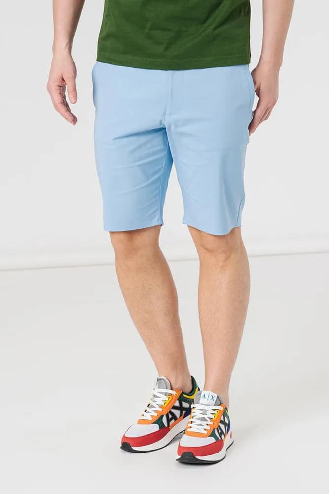 PANTALONI SCURT CASUAL BARBATI BLUE XL — miniatură