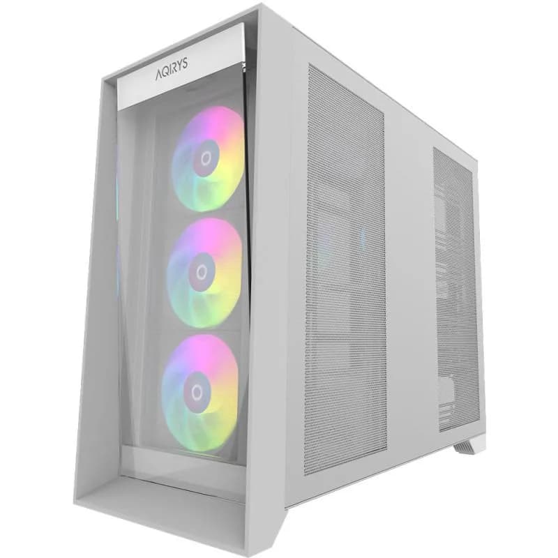 Carcasa AQIRYS XO-1, RGB, Mid Tower, White — miniatură