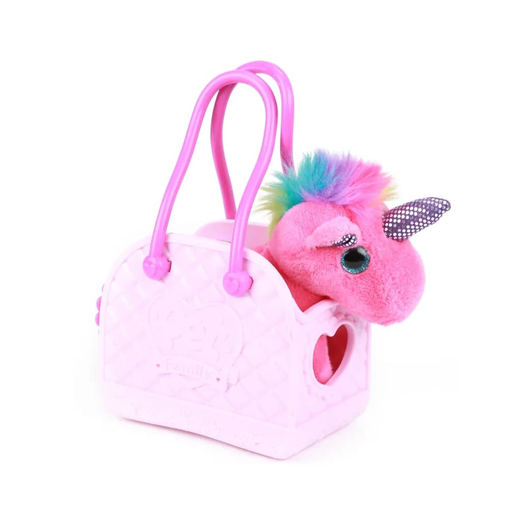 Unicorn din plus, cu gentuta - Toi-Toys — miniatură