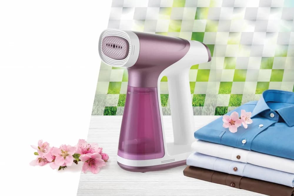 Aparat de călcat vertical cu funcție vacuum HEINNER SilkCare HGS- A1500VPNK — miniatură