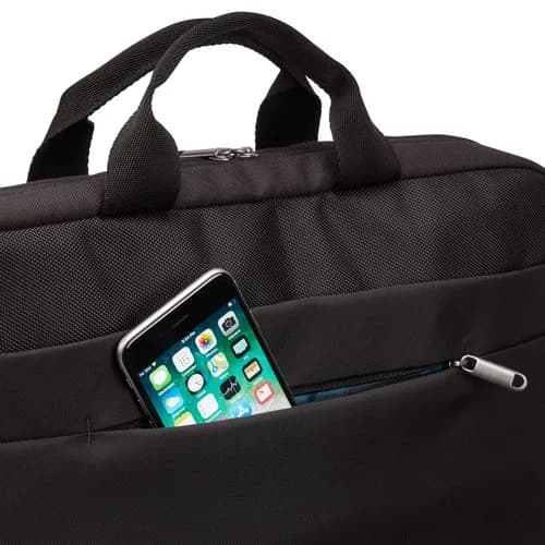 GEANTA CASE LOGIC, pt. notebook de max. 17.3 inch, 1 compartiment, buzunar frontal x 2, waterproof, poliester, negru, "ADVA-117 BLACK"/3204204 — miniatură
