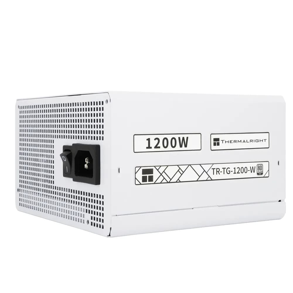 SURSA Thermalright "TR-TG 1200-W", 1200W, certificare 80 Plus Gold, modular, LLC, DC to DC, PCI-E GEN 5.0 ready, fan 120mm, alb, "TR-TG 1200-W"
