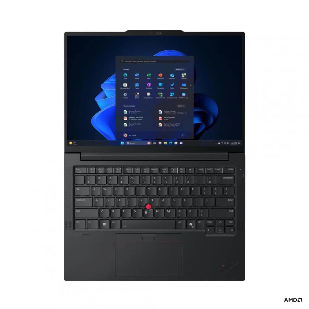 Laptop Business Lenovo ThinkPad E14 Gen 7, cu procesor AMD Ryzen 7 250, 14'' IPS, 16 GB DDR5, 512 GB, AMD Radeon 780M, Fara OS — miniatură