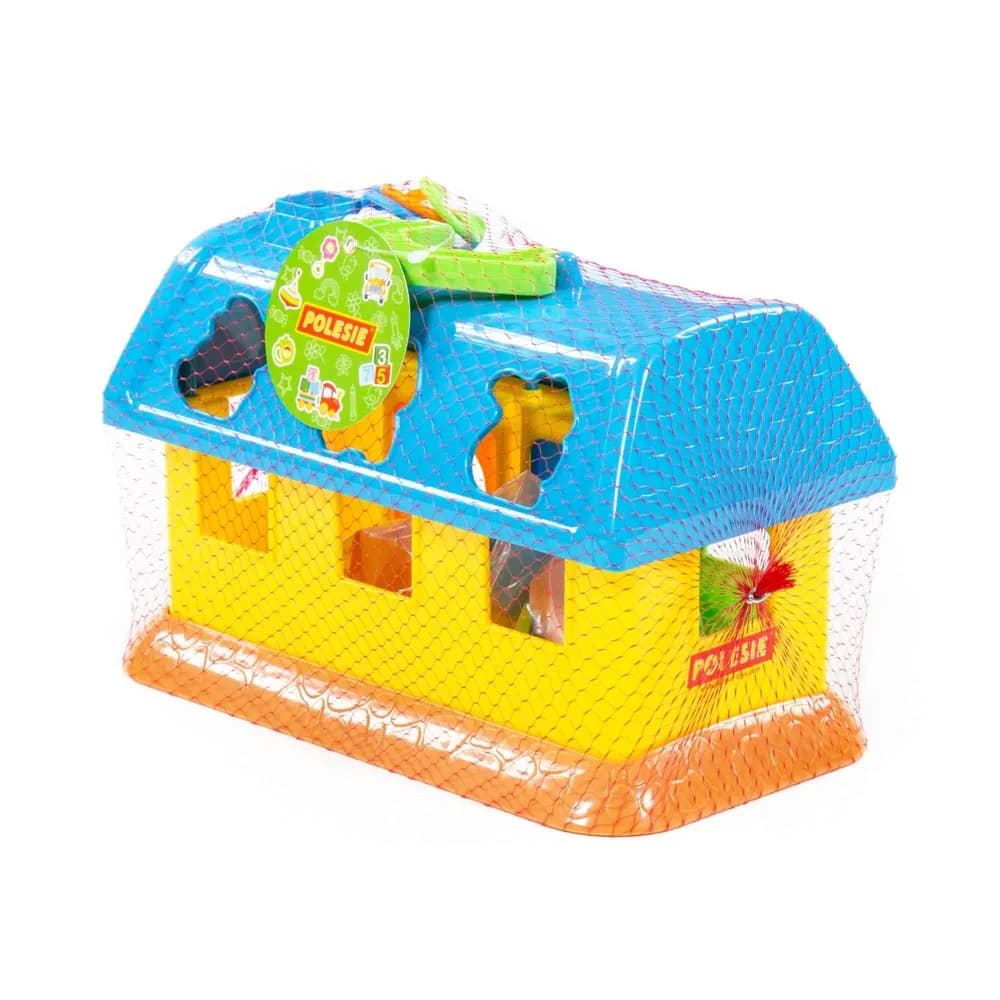 Casuta educativa + forme - My First Farm, 28x15x18cm, Polesie — miniatură