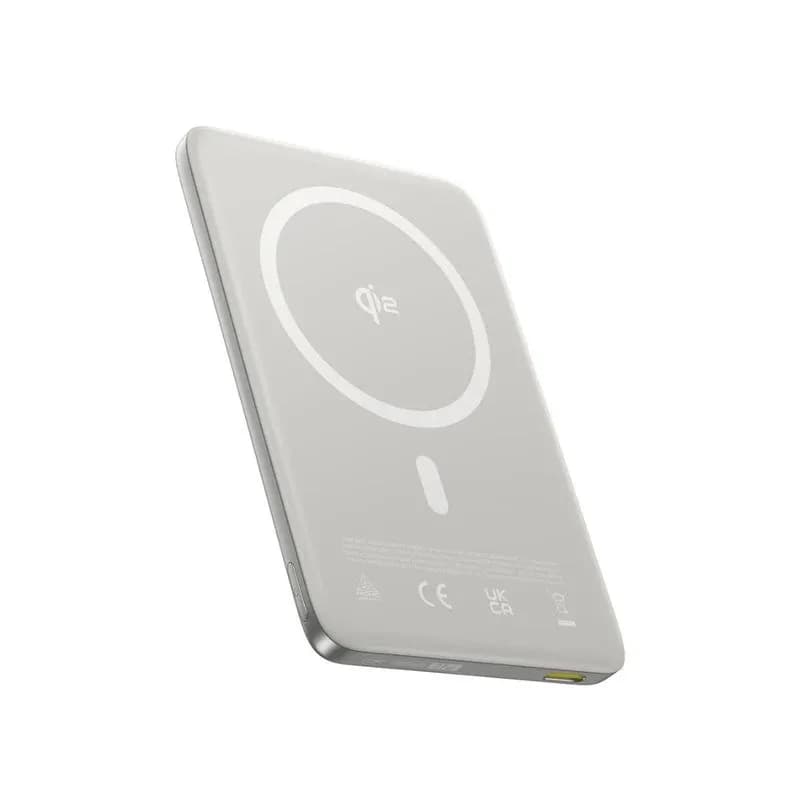 POWER BANK Baseus PicoGo AM41 Ultra-Slim Qi2 Magnetic Wireless, capacitate 10000mAh 27W, 1 x USB Type-C, include cablu USB Type-C la USB Type-C 30cm, titanium "E0027203" - 6932172691684