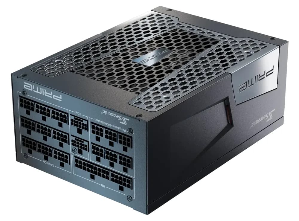 Sursa Seasonic PRIME PX ATX 3 (2024), 80 Plus Platinum, 2200W, 12VHPWR, ATX 3.1, Full Modulara, Negru "PRIME-PX-2200-ATX30"