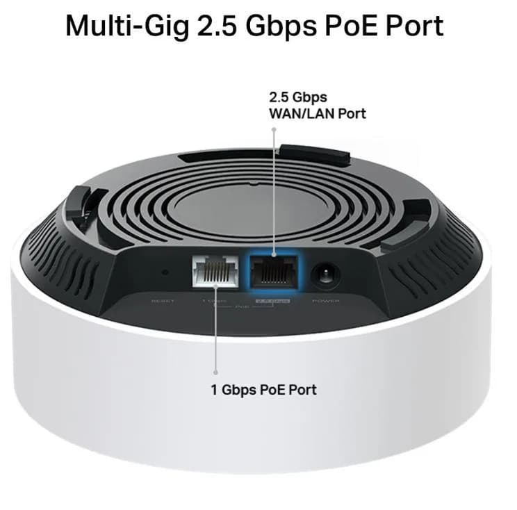 Router wireless TP-LINK Deco X50-POE, WIFI 6, Mesh, Dual Band — miniatură