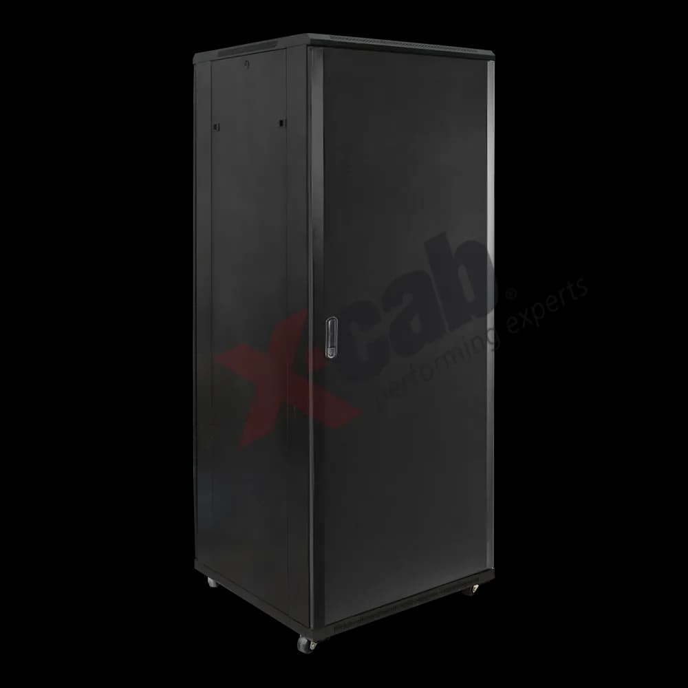Cabinet metalic de podea 19", tip rack stand alone, 42U 800x800 mm, Xcab S "Xcab-42U8080S" — miniatură