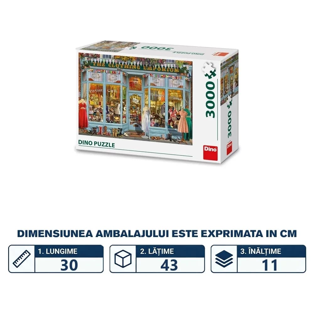 Puzzle 3000 piese, Boutique - DINO TOYS — miniatură