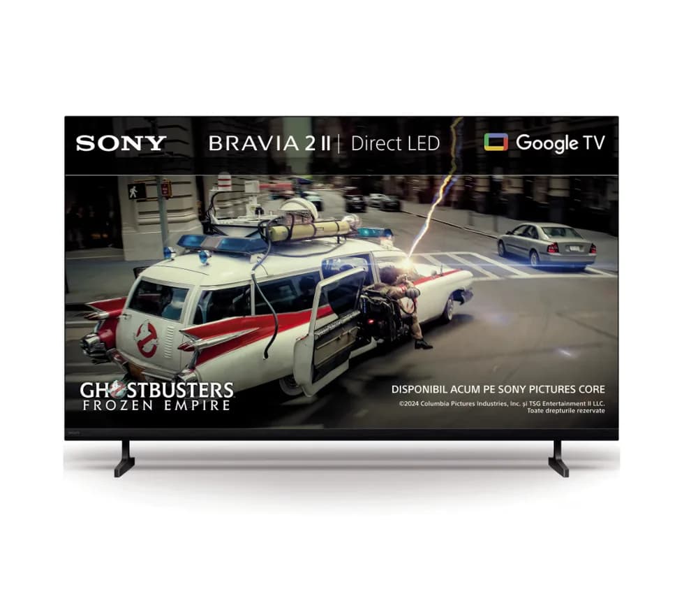Televizor Sony BRAVIA 2 II LED 43S25VM2, 108 cm, Smart Google TV, 4K Ultra HD, Clasa E (Model 2026)
