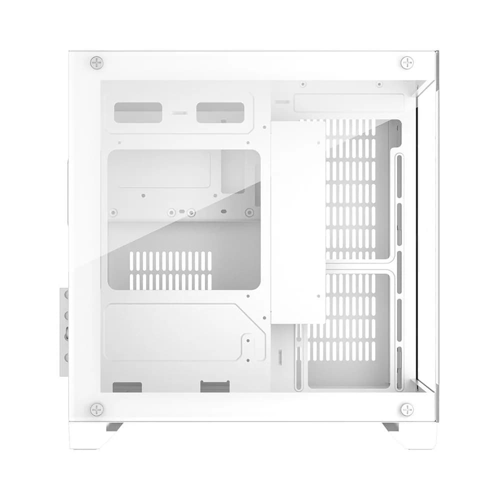 Carcasa 1STPLAYER MV5-TP-WH, RGB, Cube Tower, White — miniatură