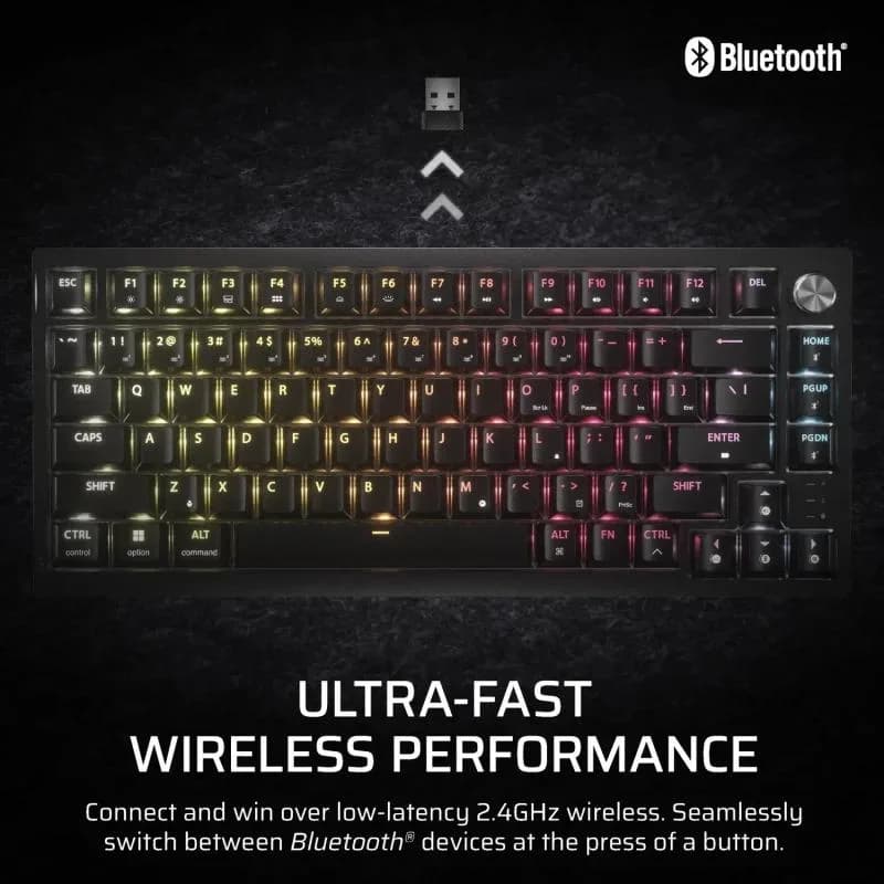 Tastatura Mecanica Gaming CORSAIR K65, USB, negru — miniatură