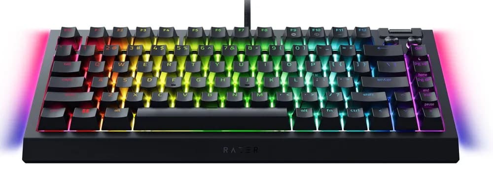 Tastatura Mecanica Gaming Razer BlackWidow V4 75%, RGB, USB, Negru — miniatură