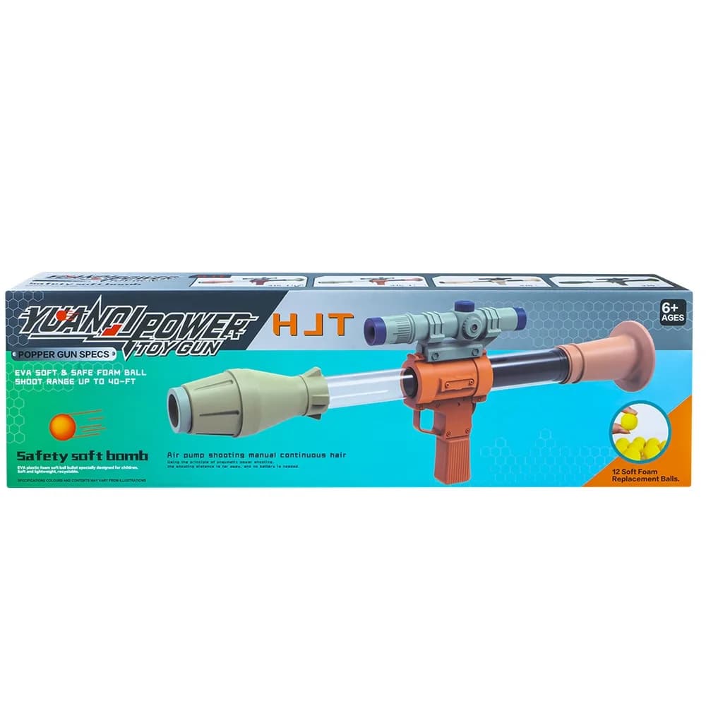 Pusca cu aer + gloante burete — miniatură