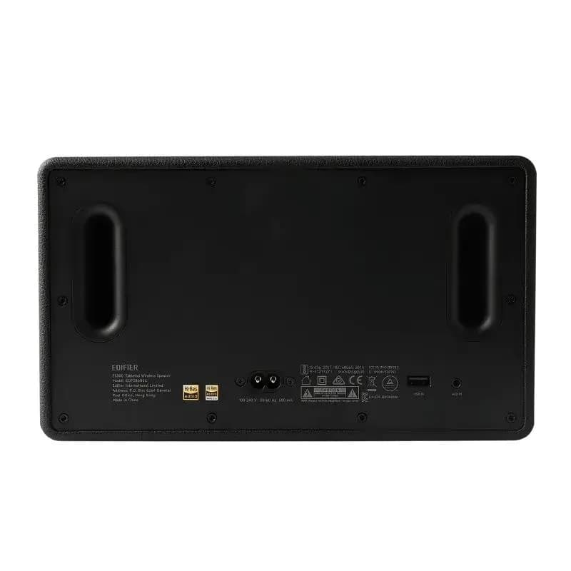 BOXE EDIFIER portabila bluetooth, RMS: 60W (15W + 15W + 30W), built-in Li-ion up to 12 hours, BT 5.4, USB-A, AUX, Edifier App, black, "ES300-BK" — miniatură