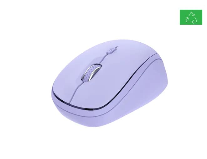 Mouse Wireless Trust Yvi+, 1600 DPI, Liliac — miniatură